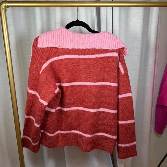 Grey Bandit Striped Knit Sweater - Picture 4 of 5